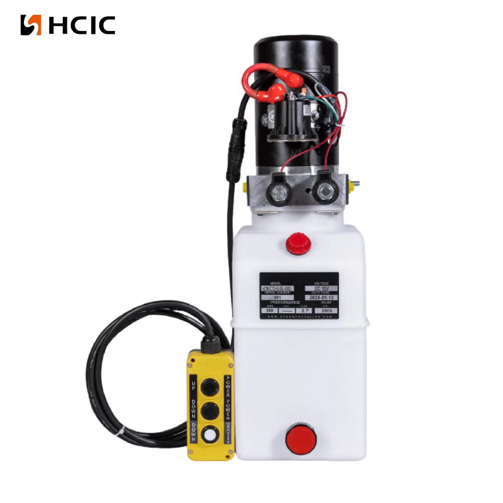 DC12V-8L-DBL-003, डबल एक्टिंग 12V DC 8L रिजर्वायर 3 बटन के साथ