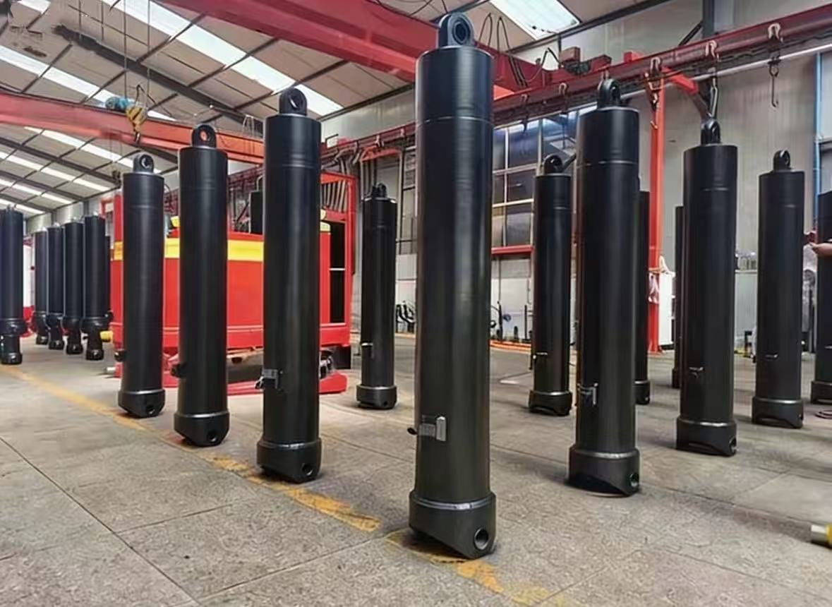 FEE-5TG-E191*4826 फ्रंट-माउंटेड मल्टी-स्टेज हाइड्रोलिक सिलेंडर