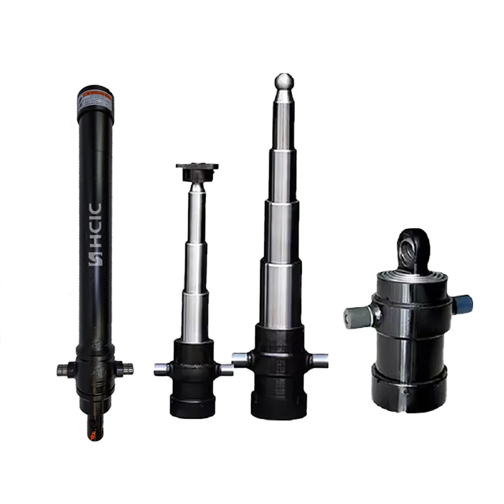 छोटा ट्रेलर मल्टी-स्टेज हाइड्रोलिक सिलेंडर